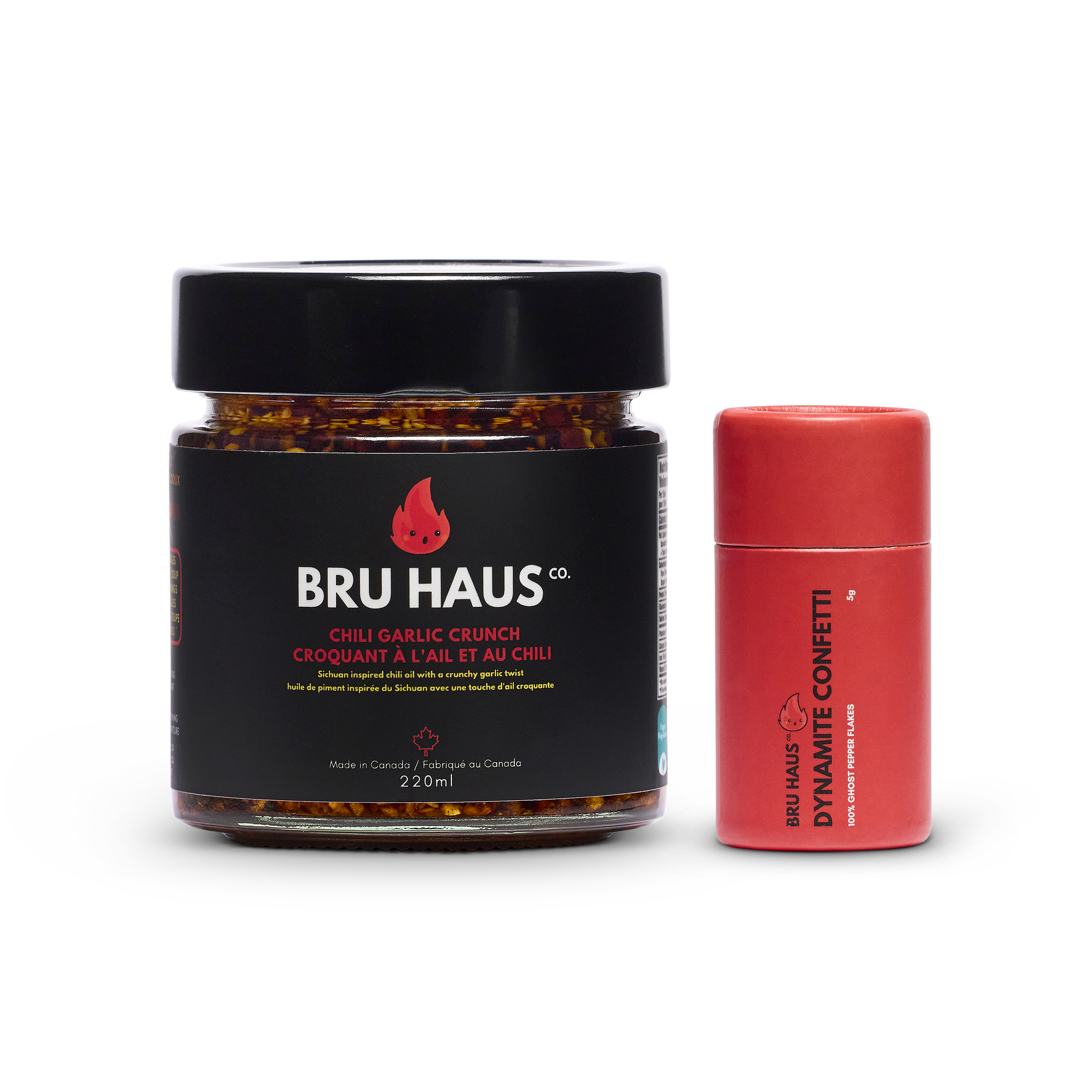 Duo - Chili Garlic Crunch+Dynamite Confetti – Bru Haus Co.
